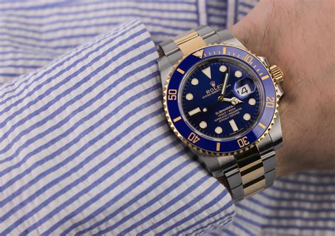 rolex submariner on wrist|rolex submariner 41mm thickness.